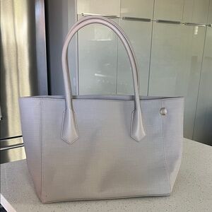 Dagne Dover Light Gray Tote Bag